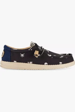 Hey dude Wally Stars & Skulls Print Shoes