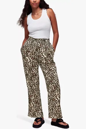 Whistles Animal Print Beach Trouser