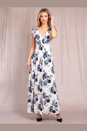 Alie Street Sophia Floral Print Jersey Maxi Dress