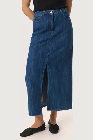 Soaked in Luxury Zianna Denim Skirt