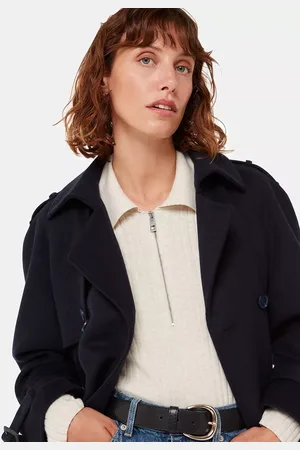Whistles Zip Polo Knit Jumper