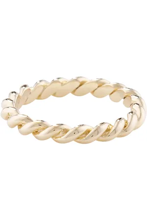 London Road 9ct Gold Stacking Rope Ring, N
