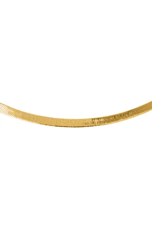 IBB 18ct Herringbone Chain Necklace