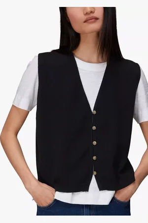 Whistles Bailey Sleeveless Cardigan