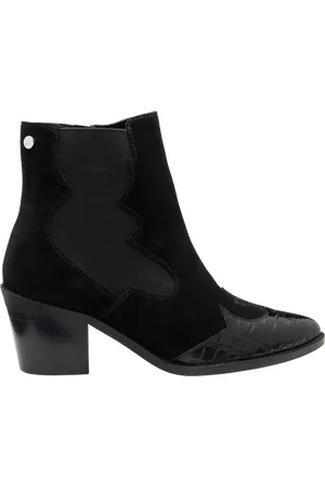 Ravel Esk Suede Cowboy Ankle Boots