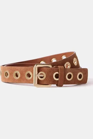 mint&berry Eyelet Suede Belt