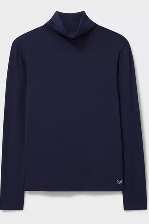 J.Crew Second Skin Roll Neck Modal Top