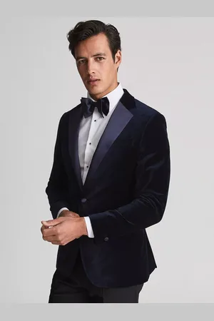 Reiss Ace Velvet Dinner Suit Jacket