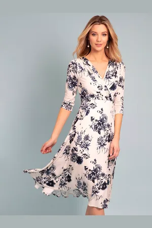 Alie Street Annie Floral Print Jersey Midi Dress