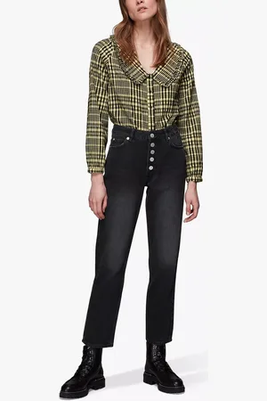 Whistles Petite Authentic Hollie Button Jeans