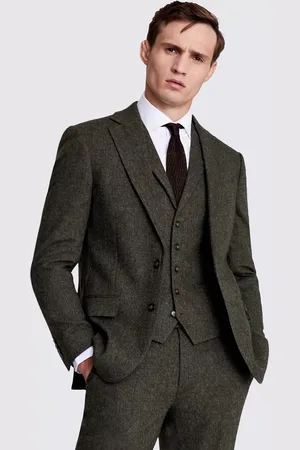 Moss Tailored Fit Herringbone Jacket