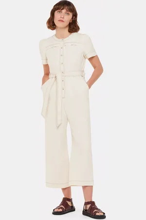 Whistles Alana Denim Jumpsuit