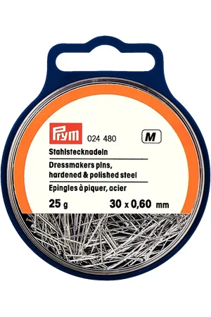 Prym Dressmakers Pins, 0.60 x 30mm, 25g Tub