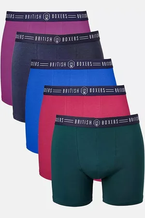 British Boxers Trunks, Pack of 5