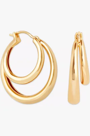 Astrid & Miyu Illusion Dome Hoop Earrings