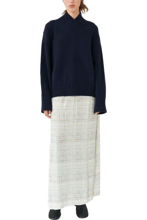 Lovechild Tuvy Check Maxi Skirt