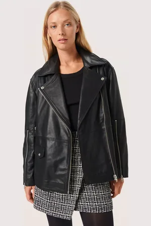 Soaked in Luxury Olicia Leather Biker Jacket