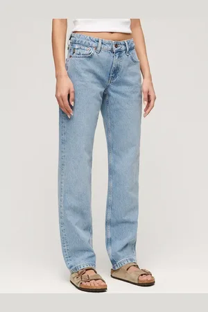 Superdry Mid Rise Straight Leg Jeans