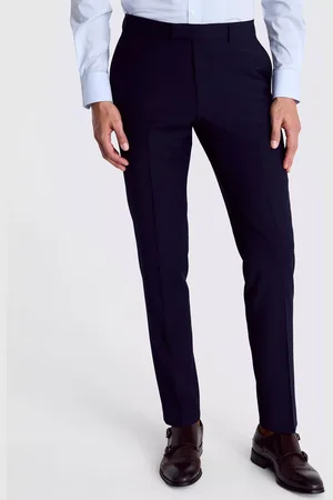 Moss X DKNY Wool Blend Slim Fit Suit Trousers