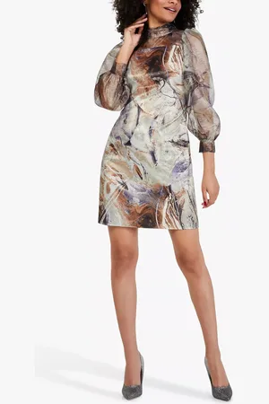 Closet Abstract Print Mini Dress