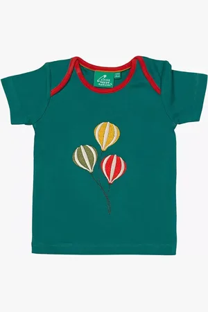 Little Green Radicals Baby Fly Away Applique Short Sleeve T-Shirt