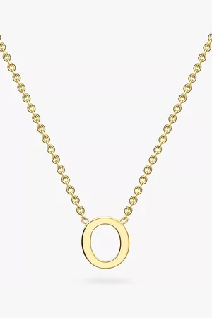 IBB 9ct Yellow Gold Initial Necklace