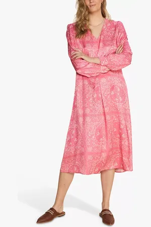 Mos Mosh Pila Paige Long Sleeve Belted Dress
