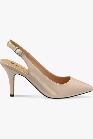 Ravel Kavan Patent Stiletto Heel Slingback Court Shoes