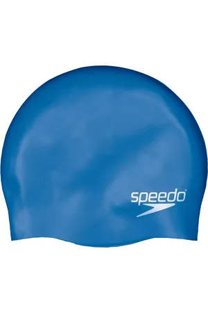 Speedo Plain Silicone Swim Cap, Junior