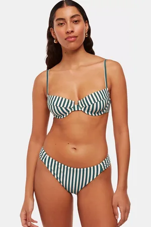 Whistles Striped Bikini Bottoms
