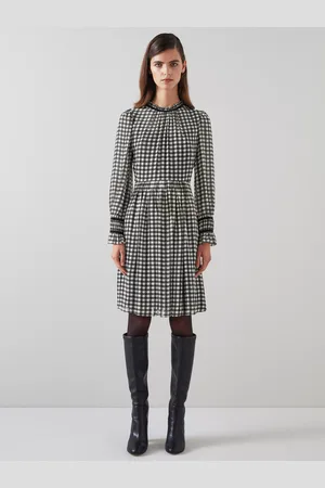 L.K. Bennett Verity Check Dress