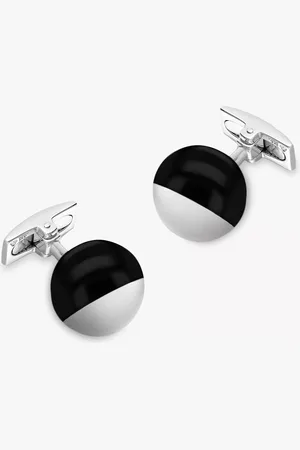 Hoxton Agate Circular Cufflinks