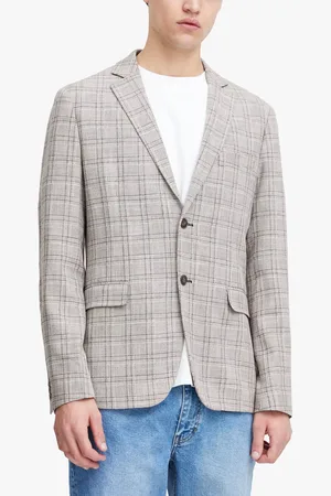 Casual Friday Bille Checked Single Breasted Blazer