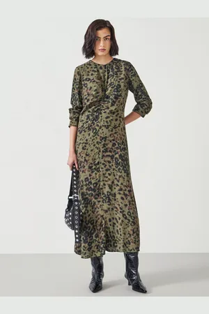 Hush Puppies Myrah Animal Print Midi Dress