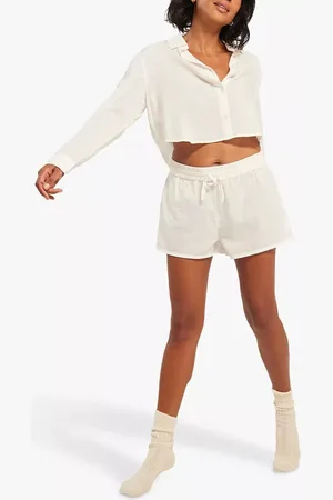 Nudea Organic Cotton Cropped Night Shirt