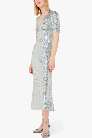 Whistles Sequin Midi Dress