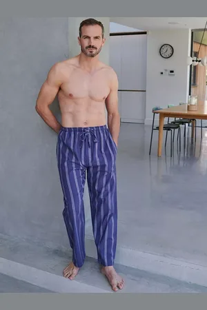 British Boxers Brushed Cotton Stripe Pyjama Trousers