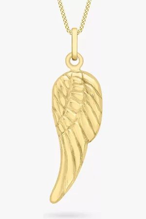 IBB 9ct Angel Wing Pendant Necklace