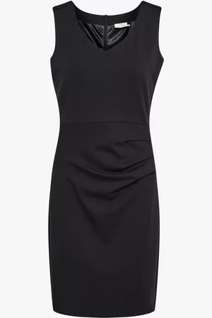 Kaffe Sara Sleeveless Mini Dress, Black