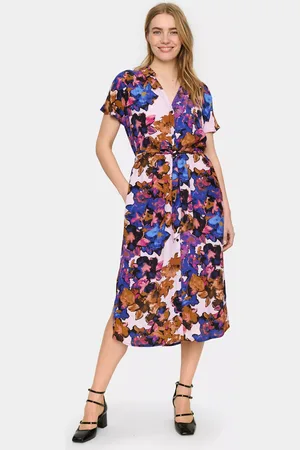 Saint Tropez Blanca Print Shirt Dress