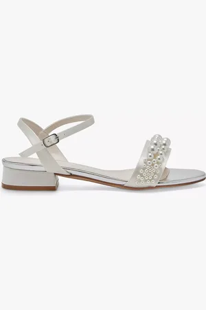 Rainbow Club Kendall Pearl Detail Wedding Flat Sandals