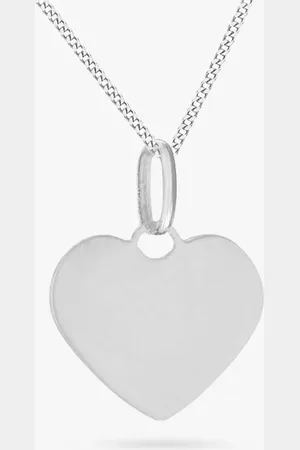 IBB Personalised Sterling Heart Pendant Necklace