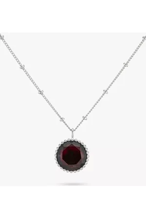 Auree Barcelona Birthstone Sterling Silver Necklace
