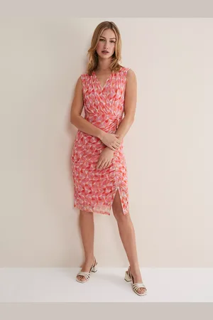 Phase Eight Khy Geo Wrap Mini Dress