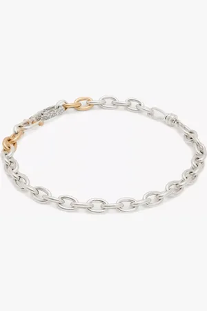 AllSaints Statement Pave Link Collar Necklace