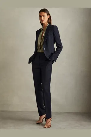 Reiss Petite Hallie Wool Blend Slim Fit Trousers