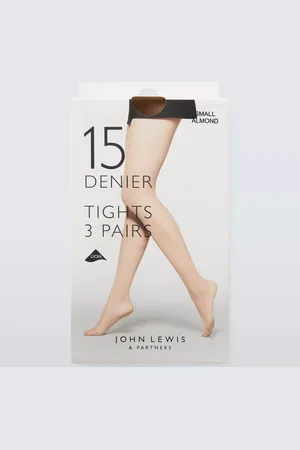 John Lewis 15 Denier Everyday Sheer Tights, Pack of 3