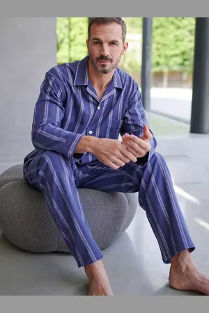 British Boxers Brushed Cotton Stripe Pyjama Set