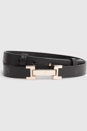 Reiss Hayley Skinny Leather Belt