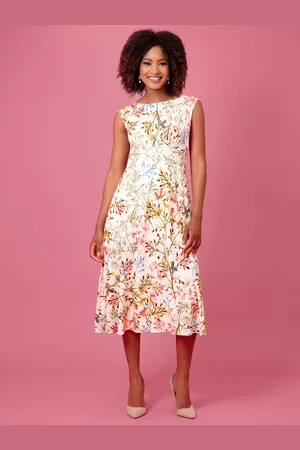 Alie Street Luna Floral Jersey Midi Dress